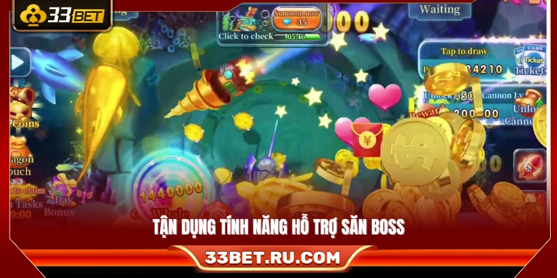 Khai thác hiệu quả các tính năng hỗ trợ tiêu diệt Boss