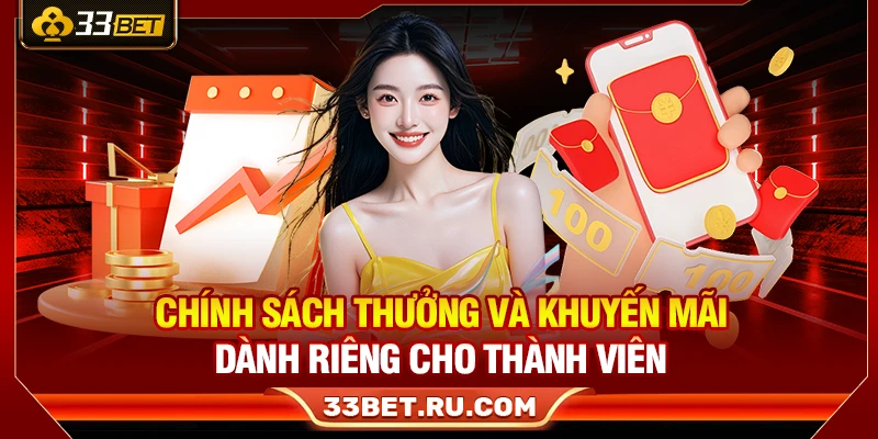 Chính sách thưởng và khuyến mãi dành riêng cho thành viên 